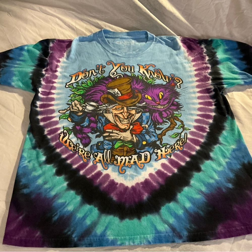 Liquid Blue Blue Tie-Dye Crewneck Tee